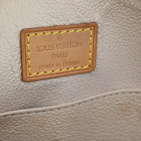 LOUIS VUITTON Trousse Demi Ronde Pouch Monogram Leather Brown M47520 68KB527 - Picture 12 of 14